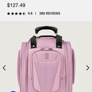 Max lite carry on under seat rolling tote